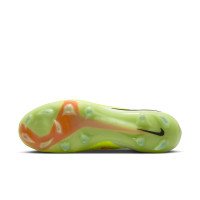 Nike Phantom 6 Elite Low Gras Voetbalschoenen (FG) Geel Oranje Zwart