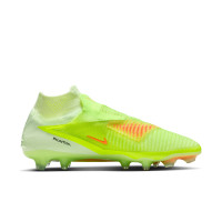 Nike Phantom 6 Elite High Gras Voetbalschoenen (FG) Geel Oranje Zwart