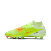 Nike Phantom 6 Elite High Gras Voetbalschoenen (FG) Geel Oranje Zwart