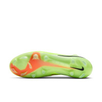 Nike Phantom 6 Elite High Gras Voetbalschoenen (FG) Geel Oranje Zwart