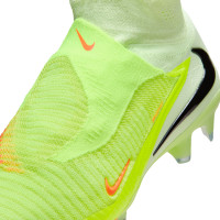 Nike Phantom 6 Elite High Gras Voetbalschoenen (FG) Geel Oranje Zwart