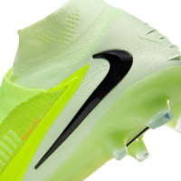 Nike Phantom 6 Elite High Gras Voetbalschoenen (FG) Geel Oranje Zwart