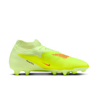 Nike Phantom 6 Academy High Gras / Kunstgras Voetbalschoenen (MG) Geel Oranje Zwart