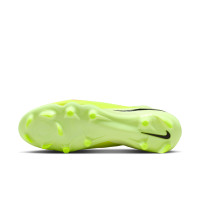 Nike Phantom 6 Academy High Gras / Kunstgras Voetbalschoenen (MG) Geel Oranje Zwart