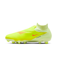 Nike Phantom 6 Pro High Gras Voetbalschoenen (FG) Geel Oranje Zwart