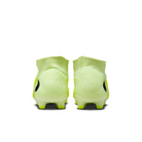 Nike Phantom 6 Pro High Gras Voetbalschoenen (FG) Geel Oranje Zwart