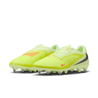 Nike Phantom 6 Academy Low Iron Stud Football Boots (SG) Anti-Clog Yellow Orange Black