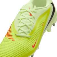 Nike Phantom 6 Academy Low Iron Stud Football Boots (SG) Anti-Clog Yellow Orange Black