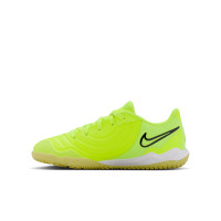 Nike Tiempo Legend Academy 10 Indoor Football Shoes (IN) Kids Neon Yellow Black Orange