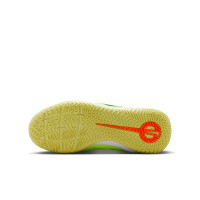 Nike Tiempo Legend Academy 10 Indoor Football Shoes (IN) Kids Neon Yellow Black Orange