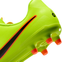 Nike Tiempo Legend Club 10 Grass/Artificial Grass Football Boots (MG) Kids Neon Yellow Black Orange