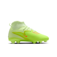 Nike Phantom 6 Club High Grass/Artificial Grass Football Boots (MG) Kids Yellow Orange Black