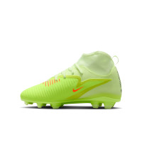 Nike Phantom 6 Club High Grass/Artificial Grass Football Boots (MG) Kids Yellow Orange Black