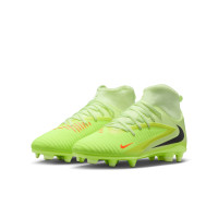 Nike Phantom 6 Club High Grass/Artificial Grass Football Boots (MG) Kids Yellow Orange Black