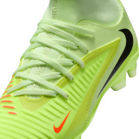 Nike Phantom 6 Club High Grass/Artificial Grass Football Boots (MG) Kids Yellow Orange Black