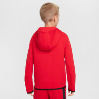 Nike Sportswear Tech Fleece Kids Vest Rood Zwart