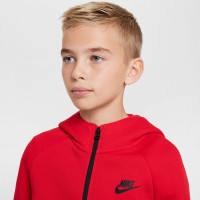 Nike Sportswear Tech Fleece Kids Vest Rood Zwart