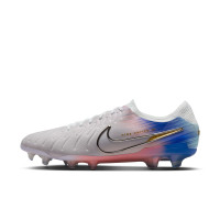 Nike Tiempo Legend 10 Elite Gras Football Boots (FG) Grey Blue Pink