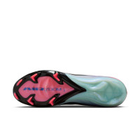 Nike Zoom Mercurial Superfly 10 Elite Gras Voetbalschoenen (FG) Roze Blauw Turquoise