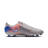Nike Tiempo Legend 10 Academy Grass/Artificial Grass Football Boots (MG) Grey Blue Pink