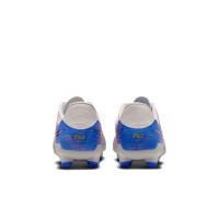 Nike Tiempo Legend 10 Academy Grass/Artificial Grass Football Boots (MG) Grey Blue Pink