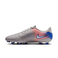 Nike Tiempo Legend 10 Academy Grass/Artificial Grass Football Boots (MG) Grey Blue Pink