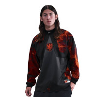 Nike Nederland Keepersshirt Hollywood Lange Mouwen 2026-2028 Zwart Rood