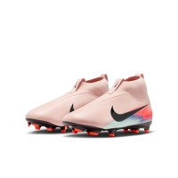 Nike Zoom Mercurial Superfly 10 Academy Grass/Artificial Grass Football Boots (MG) Kids Pink Blue Turquoise