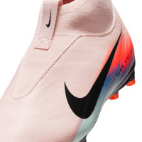 Nike Zoom Mercurial Superfly 10 Academy Grass/Artificial Grass Football Boots (MG) Kids Pink Blue Turquoise