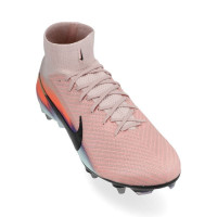 Nike Zoom Mercurial Superfly 10 Elite IJzeren-Nop Voetbalschoenen (SG) Pro Player Roze Blauw Turquoise