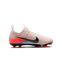 Nike Zoom Mercurial Vapor 16 Academy Gras / Kunstgras Voetbalschoenen (MG) Kids Roze Blauw Turquoise