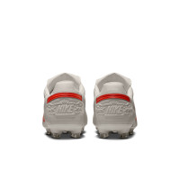 Nike Premier III Gras Football Boots (FG) Light Grey Bright Red