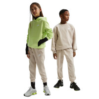 Nike Club Fleece Sportswear Joggingbroek Kids Lichtbruin Wit