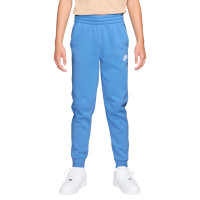 Nike Club Fleece Sportswear Joggingbroek Kids Blauw Wit