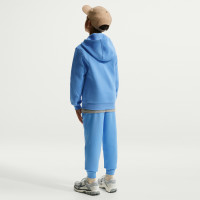 Nike Club Fleece Sportswear Joggingbroek Kids Blauw Wit