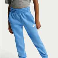 Nike Club Fleece Sportswear Joggingbroek Kids Blauw Wit
