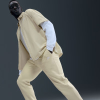 Nike Club Fleece Sportswear Joggingbroek Lichtbeige Wit