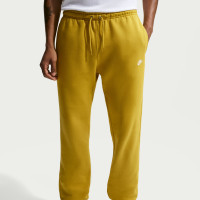 Nike Club Fleece Sportswear Joggingbroek Donkergeel Wit