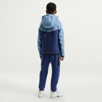Nike Sportswear Tech Fleece Trainingspak Kids Donkerblauw Blauw Zwart
