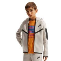 Nike Sportswear Tech Fleece Trainingspak Kids Beige Zwart