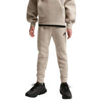 Nike Sportswear Tech Fleece Joggingbroek Kids Beige Zwart