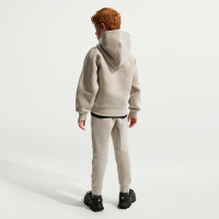 Nike Sportswear Tech Fleece Trainingspak Kids Beige Zwart