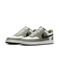 Nike Court Vision Sneakers Low White Olive Green Black