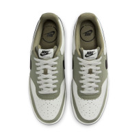 Nike Court Vision Sneakers Low White Olive Green Black