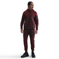 Nike Sportswear Tech Fleece Joggingbroek Donkerrood Rood