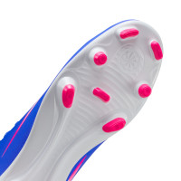 Nike Mercurial Club Superfly 10 Gras / Kunstgras Voetbalschoenen (MG) Blauw Wit Felroze