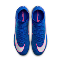 Nike Zoom Mercurial Superfly Elite 10 Kunstgras Voetbalschoenen (AG) Blauw Wit Felroze