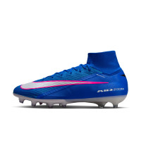 Nike Zoom Mercurial Superfly Elite 10 Kunstgras Voetbalschoenen (AG) Blauw Wit Felroze