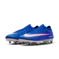 Nike Zoom Mercurial Elite Vapor 16 IJzeren-Nop Voetbalschoenen (SG) Pro Player Blauw Wit Felroze