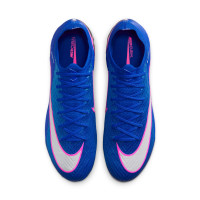 Nike Zoom Mercurial Elite Vapor 16 IJzeren-Nop Voetbalschoenen (SG) Pro Player Blauw Wit Felroze